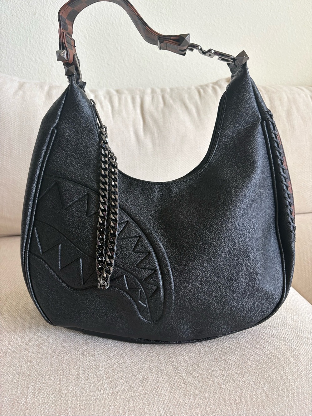 SprayGround CHECKPOINT ROYALE VICE SHOULDER BAG!!